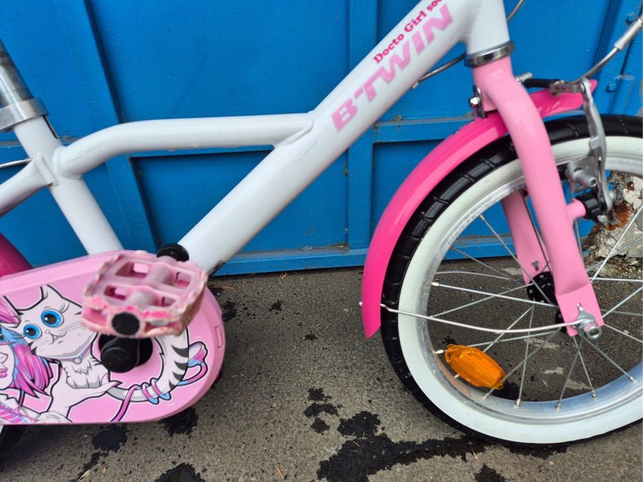 Bicicleta 16 copii Decathlon fetite