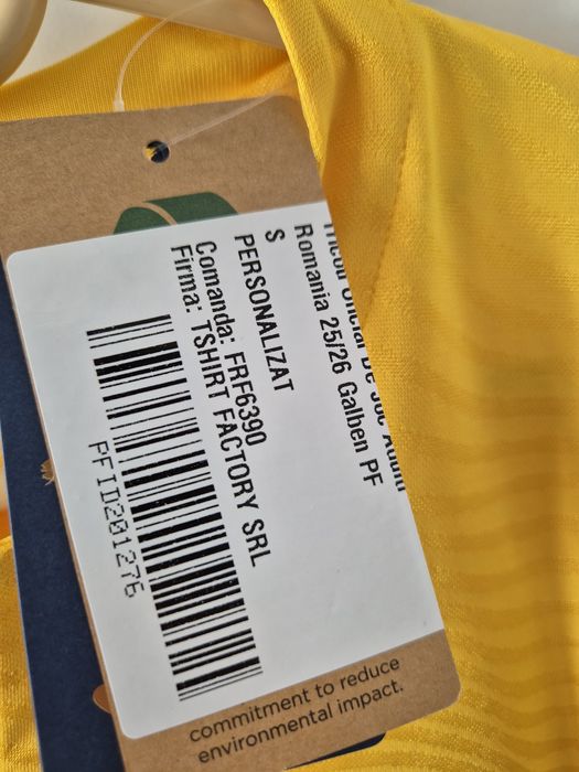 Tricou Oficial de Joc Romania 2025/26, marimea S, nr 8