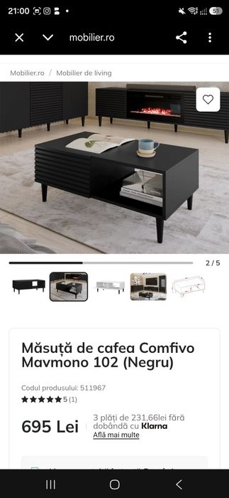 Masuta de cafea mobilier.ro