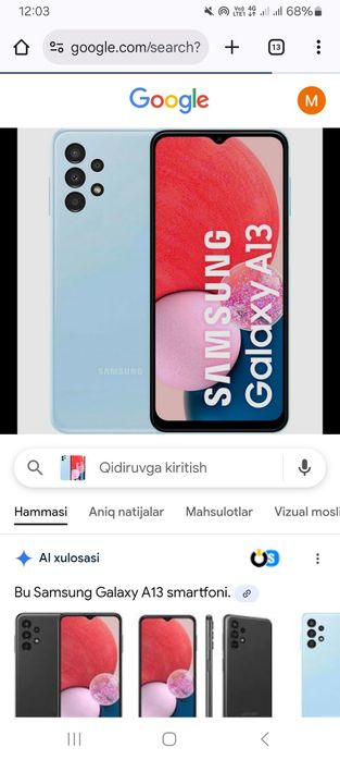 Samsung Galaxy A13 sotiladi