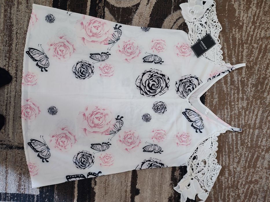 НОВА ефирна лятна рокля, размер 54