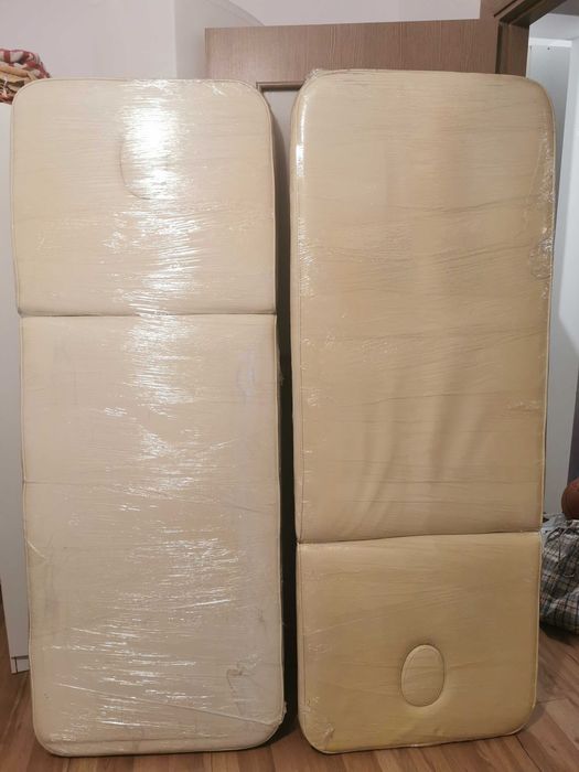 2 Paturi / Mese de Masaj Pliabile Portabile – Stare Foarte Bună (Ideal Spa / Kineto / Cosmetică)