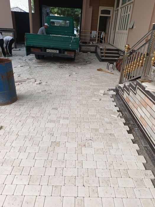 Брусчатка устаси ( проффесионал усталар)