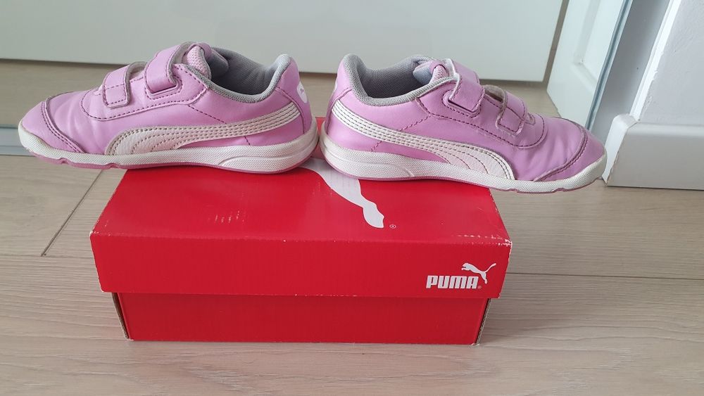 PUMA adidasi fete piele mar 27 violet arici stare excelenta Curier OLX
