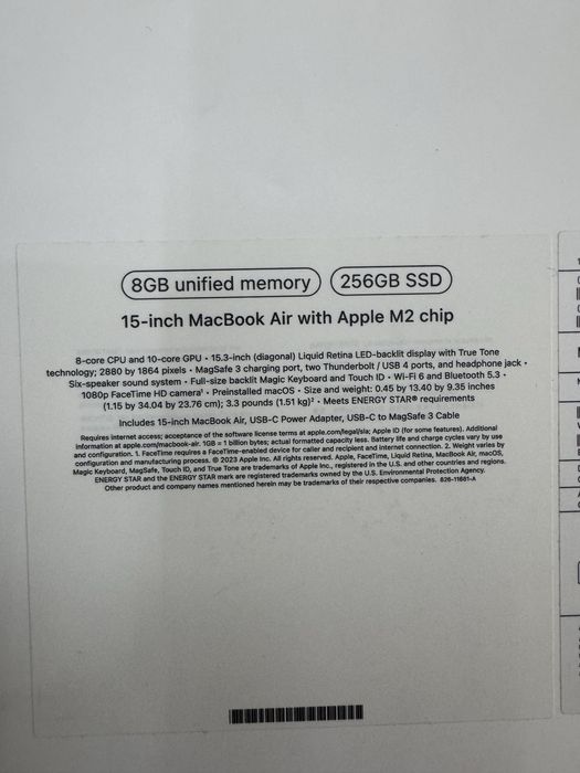 MacBook Air 15” M2 (2023)