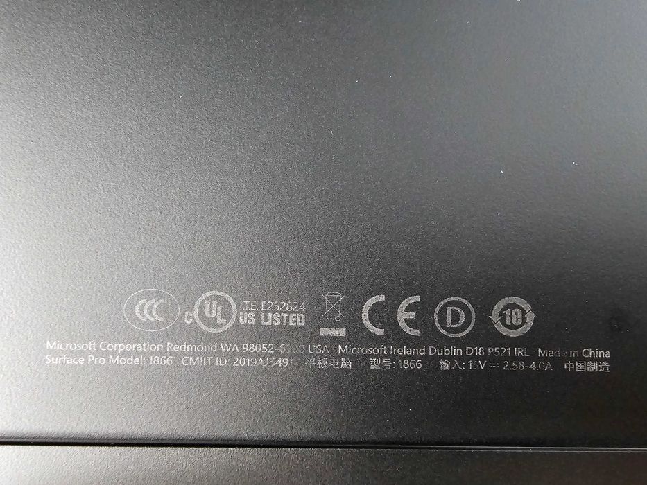 Таблет Microsoft Surface Pro 7 - със неработещо SSD