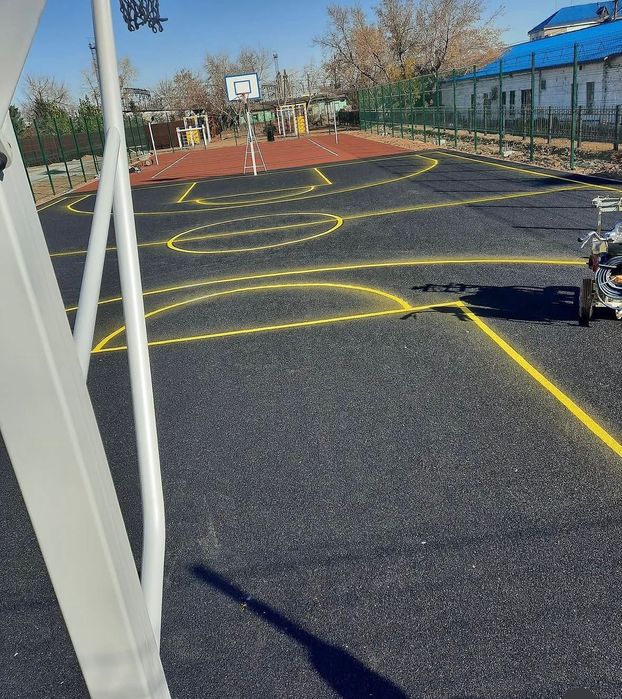 Разметка спортивных площадок