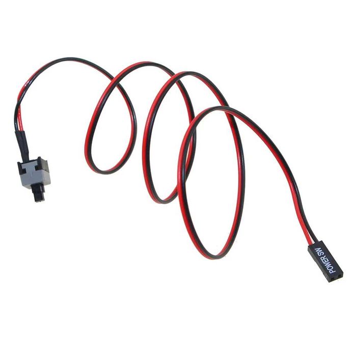 Buton power reset start pornire PC on off 200cm 2m