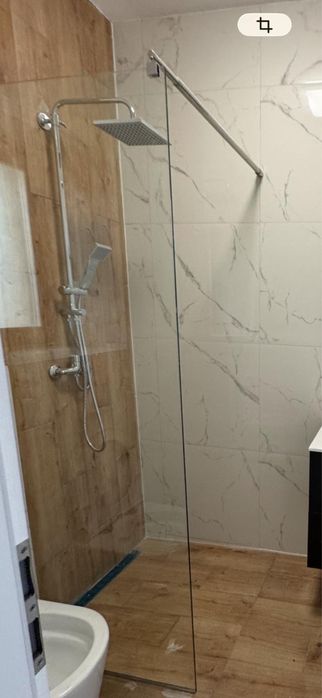 Vand paravan de sticla pt dus 200x80 cm