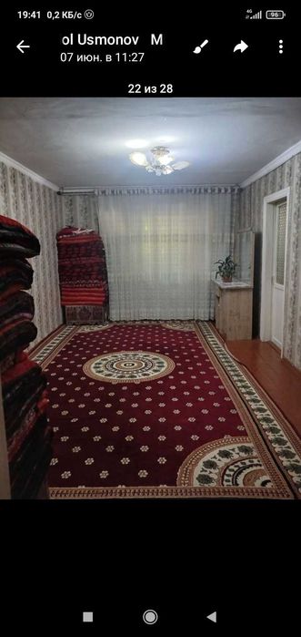 2x kvartira Rayon Kosmos orentor Kosmos toyxonasini yonida АК