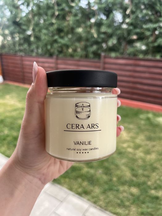 Lumanare parfumata din ceara naturala