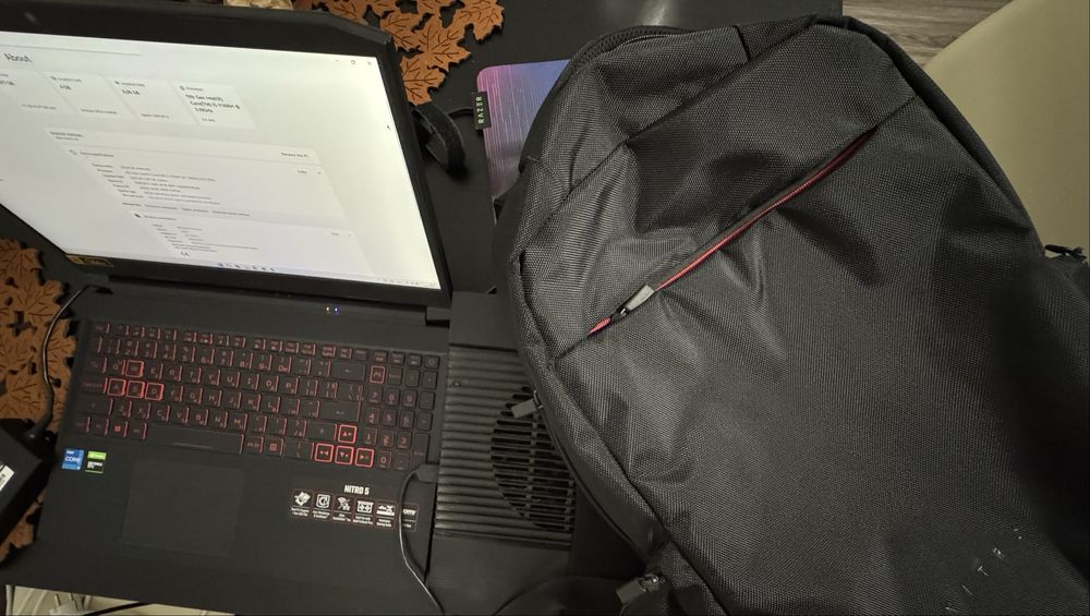 Acer Nitro 5 (i5 11-то / GTX 1650 / 512GB) + ПЪЛЕН ГЕЙМЪРСКИ КОМПЛЕКТ