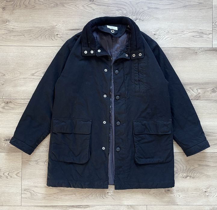 Geaca ARMANI JEANS Vintage Negru Lunga Barbati | Marime M-L