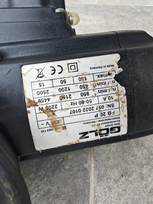 Carota Golz FB 20 P  diametru carotare 160 mm +carote.