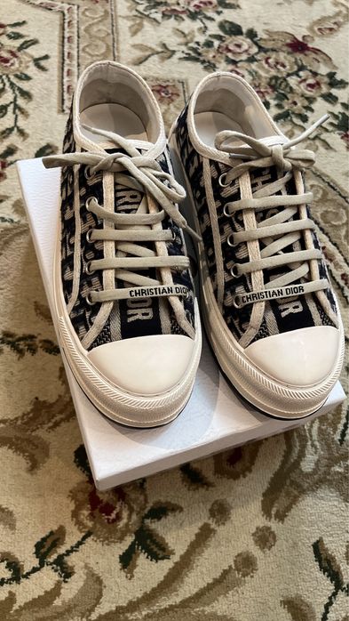 Dior кожаные кеды 40 размер