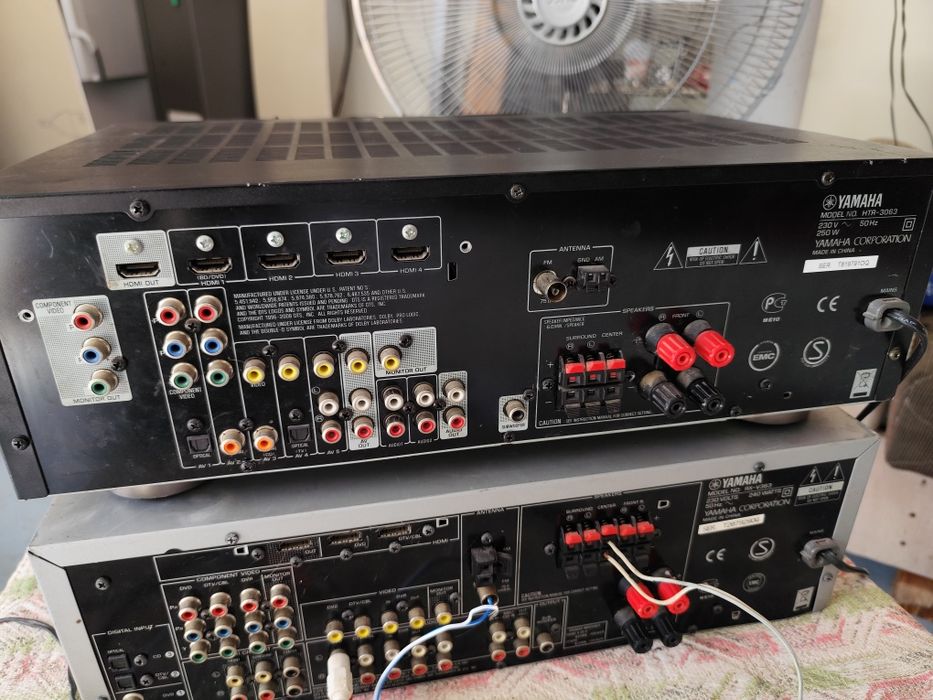 Statie amplificator  yamaha HTR 3063, amplituner, logitech Z5500