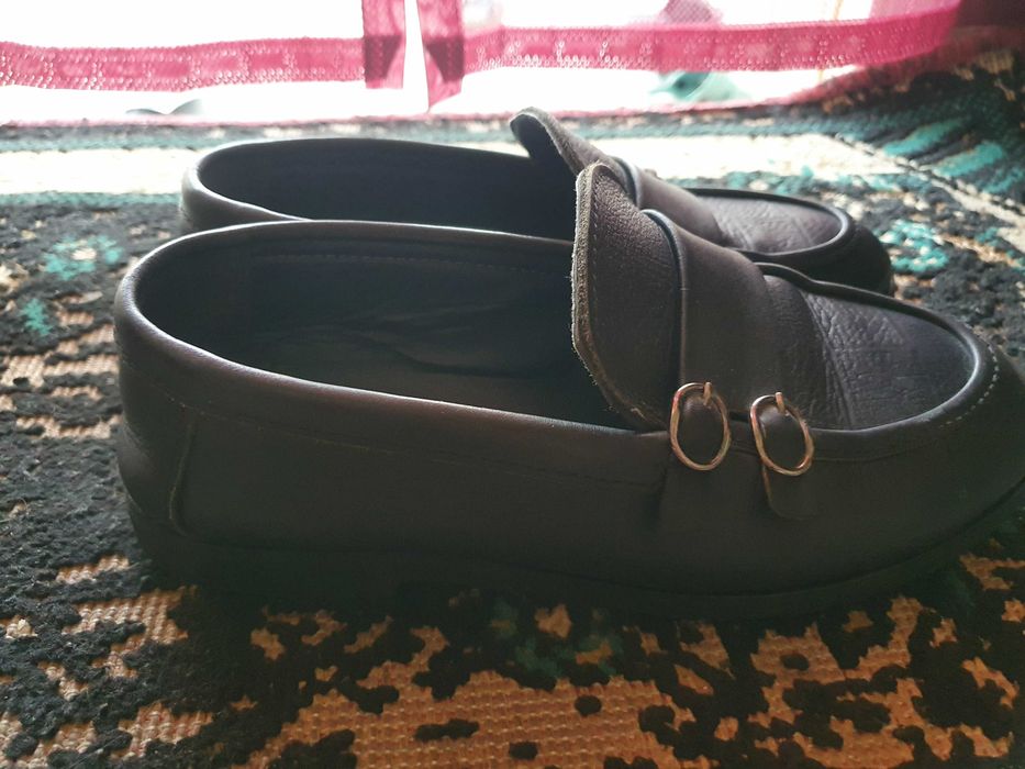 Кожанные туфли для школьника