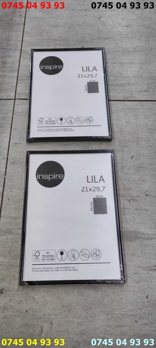 rama foto cu geam INSPIRE LILA 21x29.7 pret pe bucata sigilate