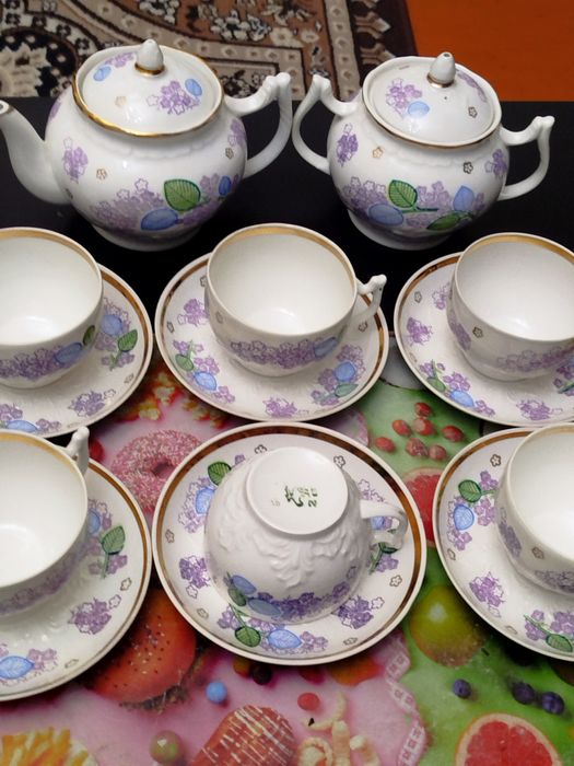 Чайный сервиз советский Вербилки