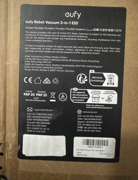 aspirator eufy e20 3 in 1 NOU