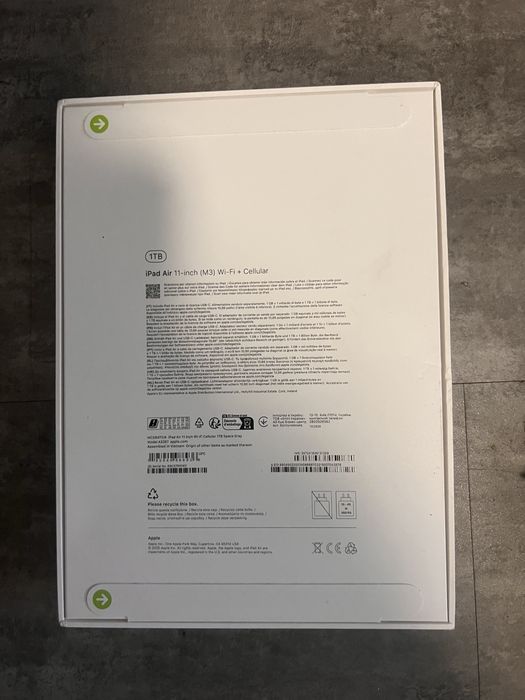 IPad air 11-inch (m3) wi-fi cellular