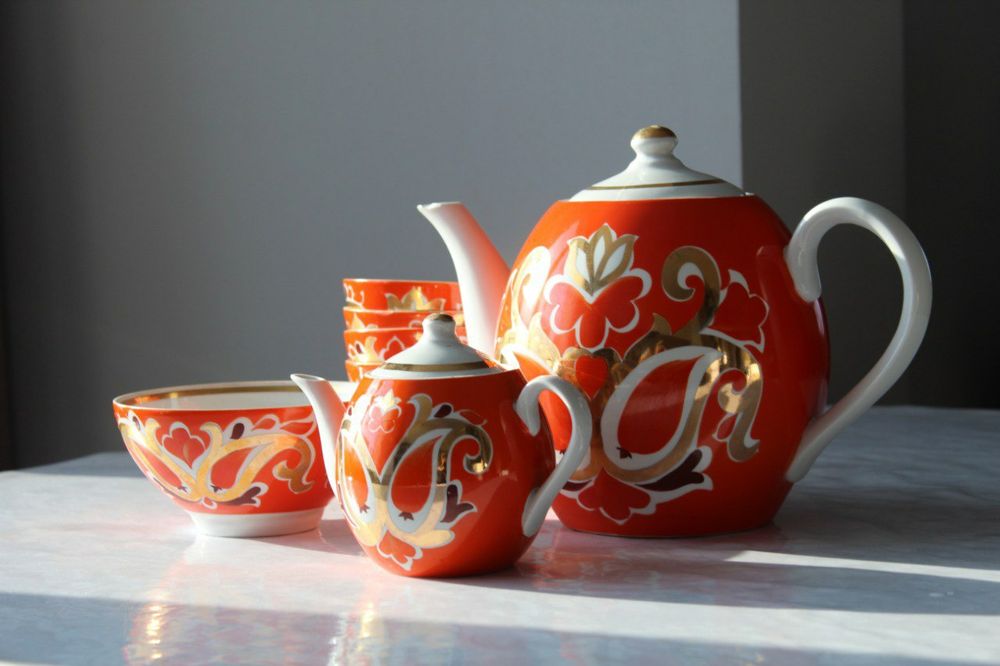 Чайный набор в национальном стиле