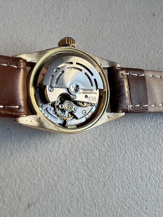 18 k aur Rolex Datejust Automatic de dama ,cal.1160 ref.6517