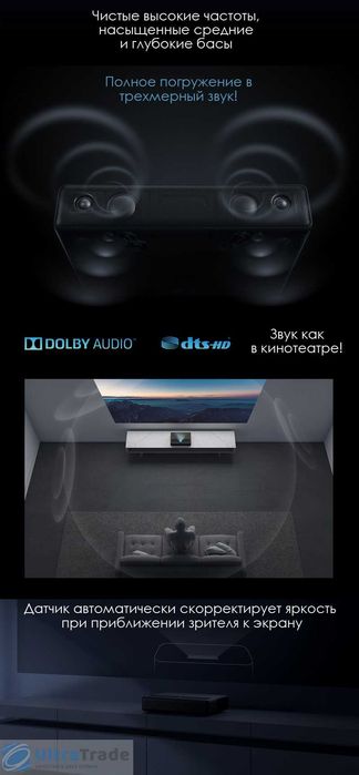 АКЦИЯ! Xiaomi Mi Mijia 4K TV 100 проектор ТВ домашний кинотеатр