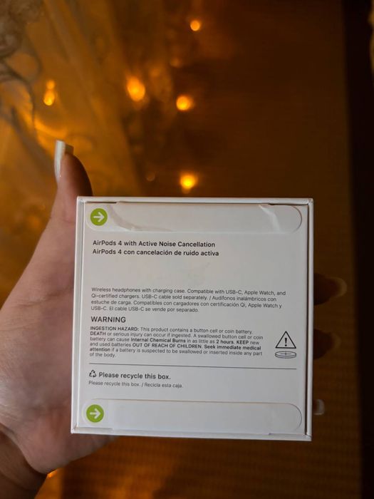 AirPods 4 ANC с шумоподвлением, абсолютно новые!