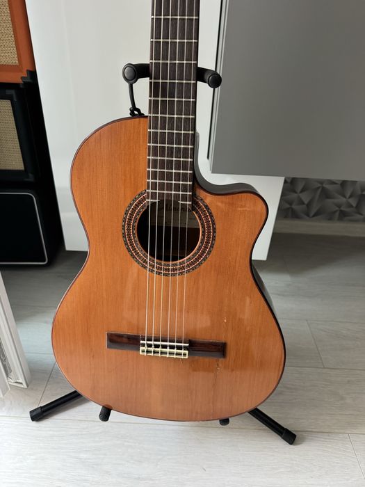 Chitară Electro-Clasică Almansa 403 CW – Nylon – Fabricată în Spania