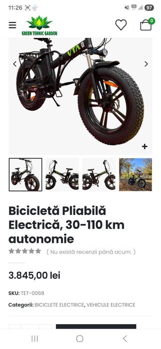 Vand bicicleta electrica Volta