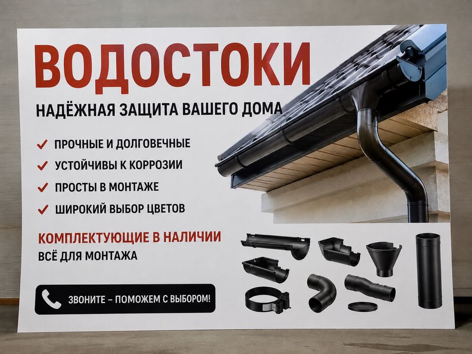 Продажа водостоков