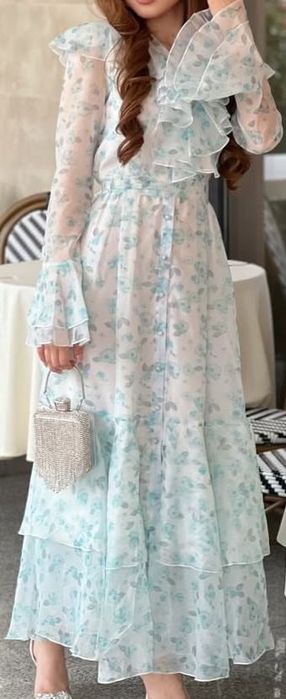 ПЛАТЬЕ Нежное платье, надето 1 раз, в отличном состоянии