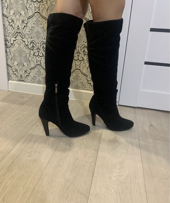 Зимние сапоги натуралка