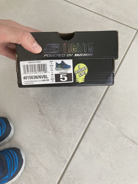 Детски светещи обувки Skechers 21 номер