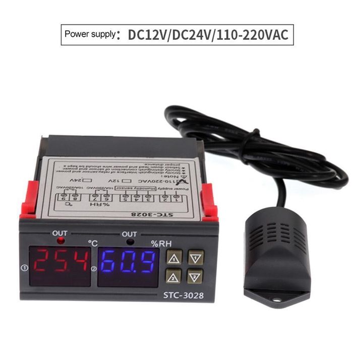 Контролер за температура и влажност Термометър Хигрометър