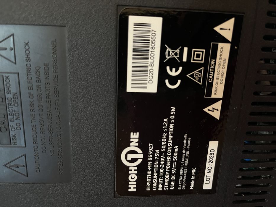 Tv pt piese Hightone