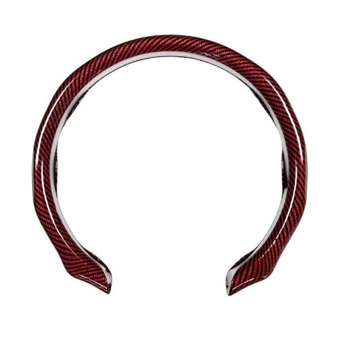 Протектор за волан, карбон, син или червен, калъф 1/2