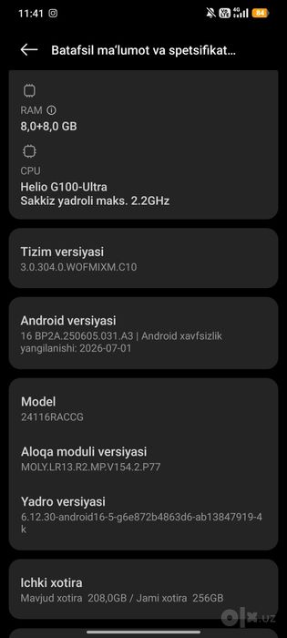 Tiniq redmi not 14 pro