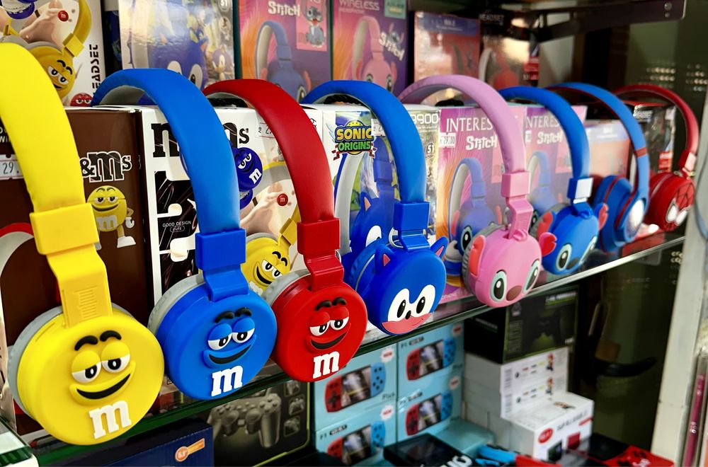 Детски слушалки Стич,Спайдърмен,Барби,Мики/Bluetooth слушалки