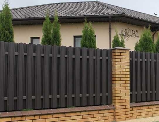 Штакетник металлический