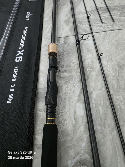 SET 2 Lansete PRO FL Precision X6 Feeder 3.90m 90g NEW 2026