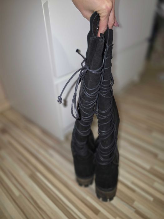 Дамски ботуши Амулет от естествена кожа