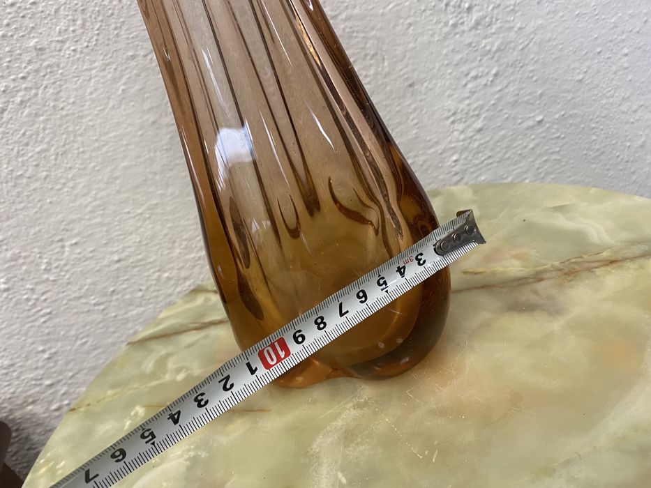 Италианска ваза от топено стъкло