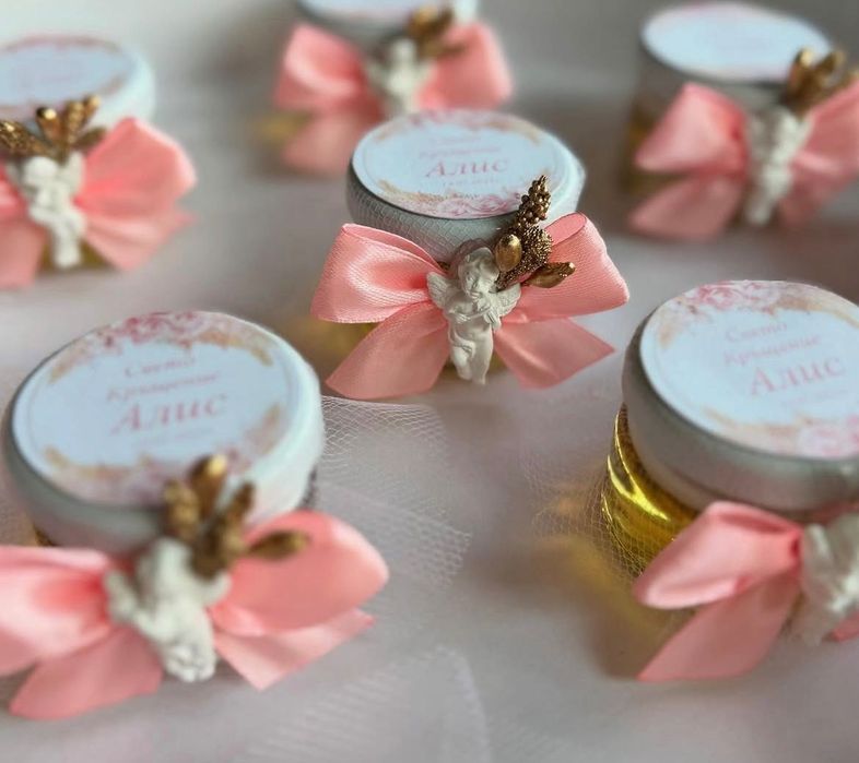 Подаръци за гости - сватба, кръщене, погача, рожден ден, юбилей, бал