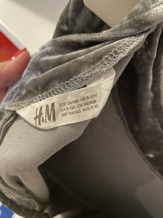 Rochiță catifea H&M 134-140 cm