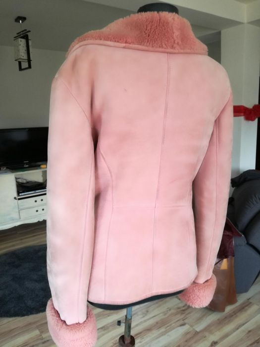 Cojoc /cojocel dama,scurt blana naturală