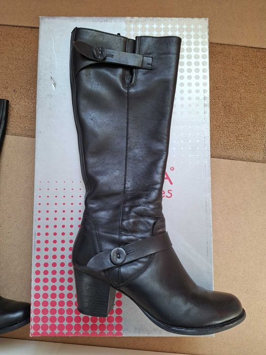 Дамски ботуши от естествена кожа BIANA