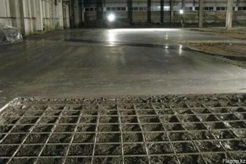 Заливаем стяжку бетоном