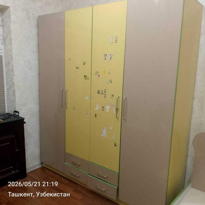 Шкаф детский 4 отсека